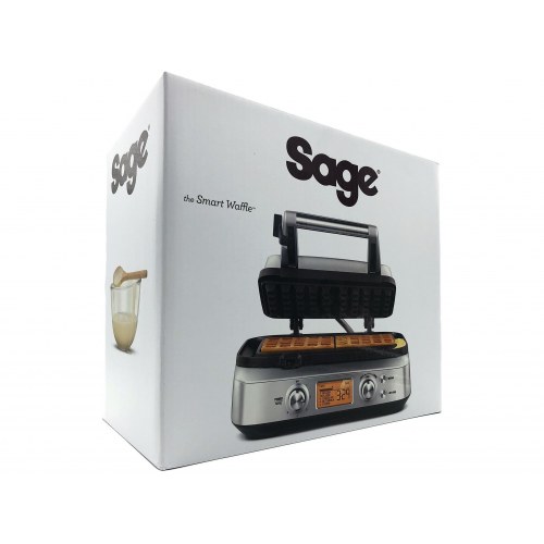 Vaffeljern – Sage the Smart Waffle Pro, børstet rustfrit stål