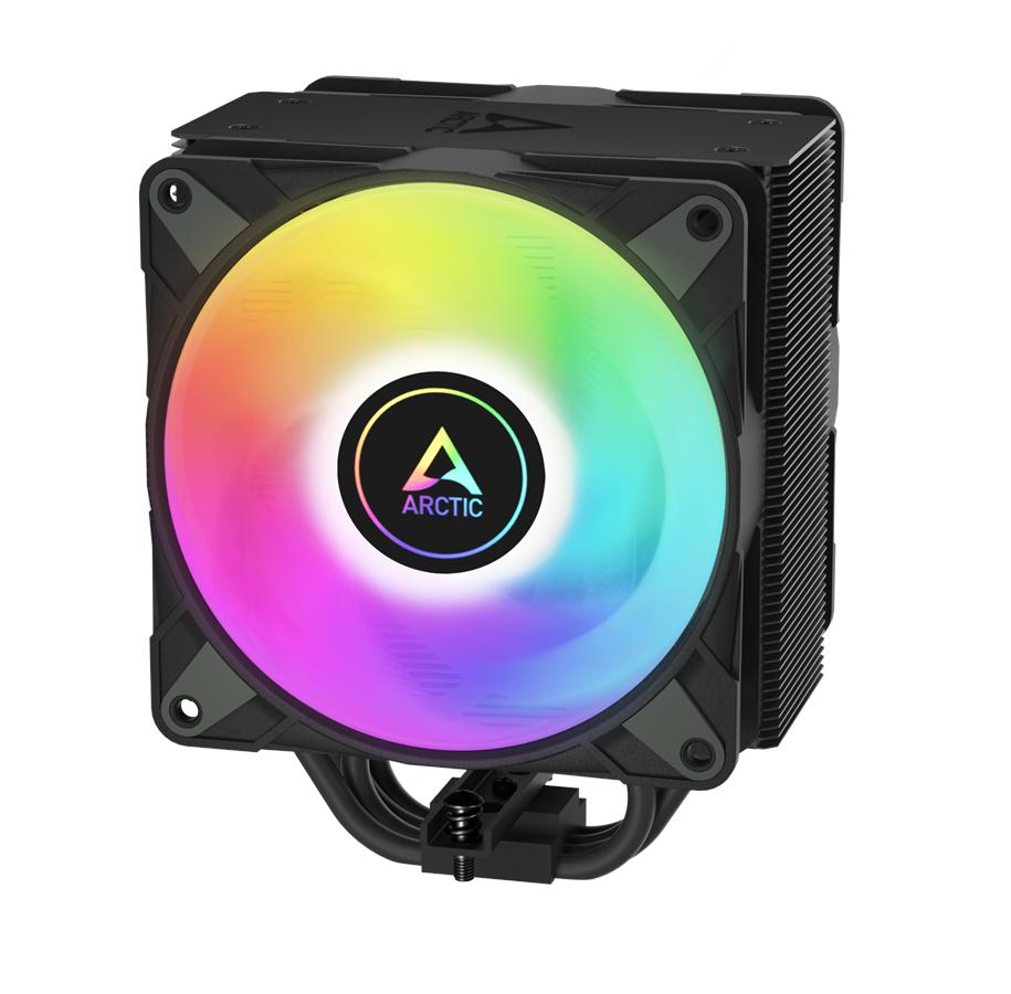 CPU køler ARCTIC Freezer 36 A-RGB Black - luftkøling, 120 mm billede