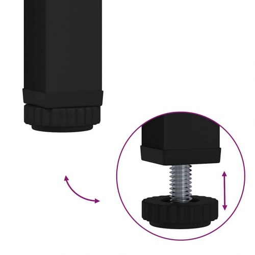 Sidebord med skuffe Brun eg 79,5 x 33 x 82 cm Konstrueret træ