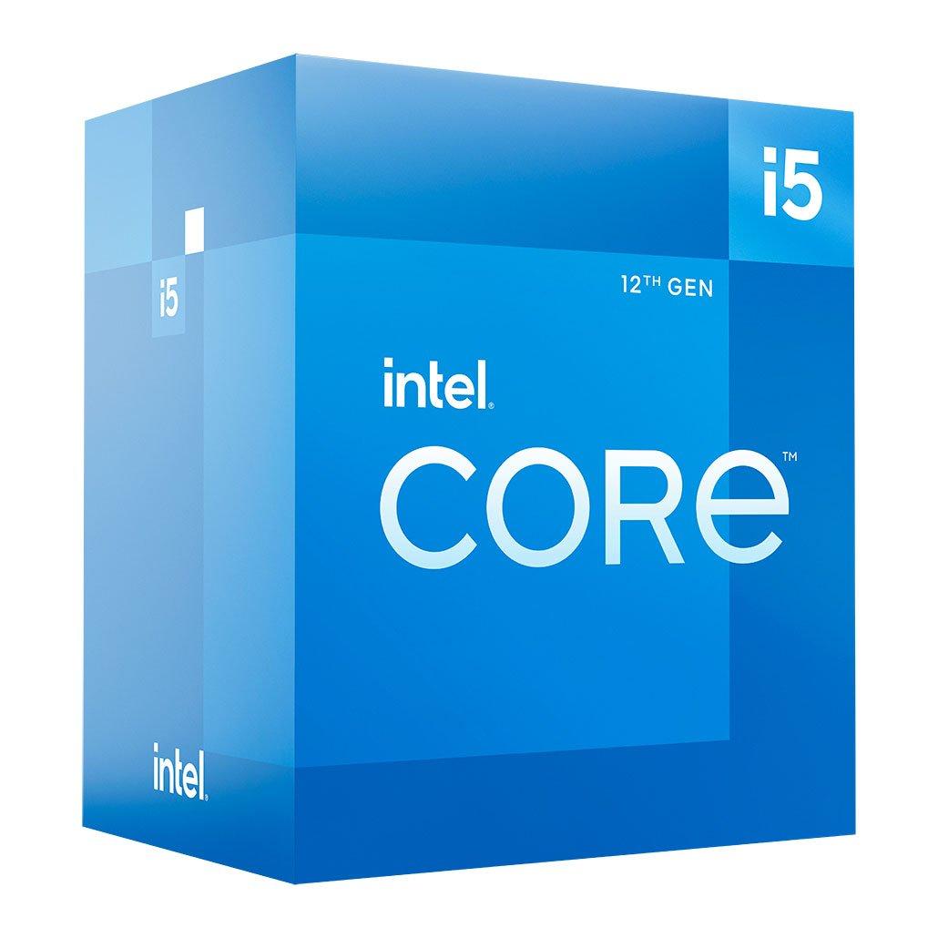 CPU Intel Core i5-12400 2,5 GHz 6 kerner (Box m/køler)