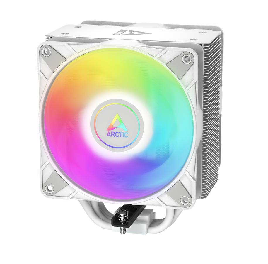 CPU køler ARCTIC Freezer 36 A-RGB, hvid - luftkøling 120 mm billede