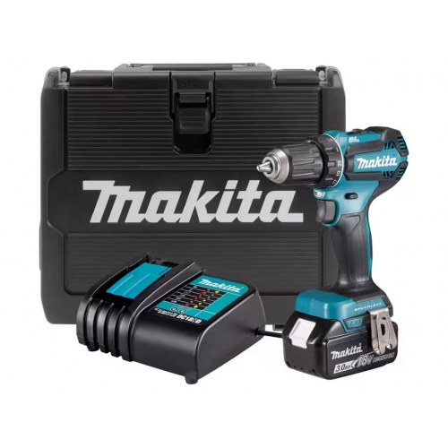 Boremaskine/slagboremaskine Makita DHP485SF 18 V med 3,0 Ah