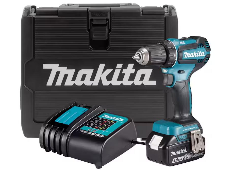 Boremaskine/slagboremaskine Makita DHP485SF 18 V med 3,0 Ah