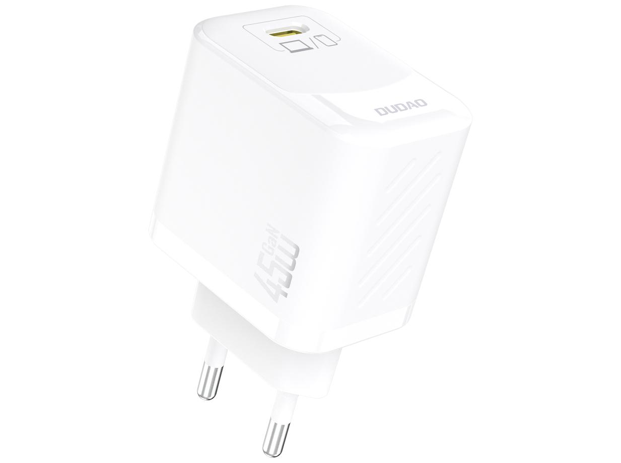 Dudao A28 45W GaN USB-C Wall Charger - White