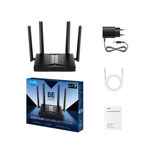 WiFi router Cudy BE3600 – Dual Band Wi?Fi 7, 1GbE