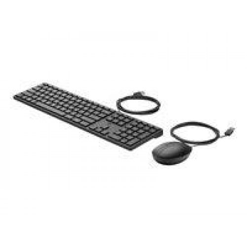 Tastatur og mus med kabel - HP Desktop 320MK (US International)