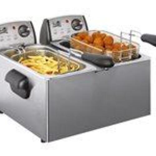 Frituregryde duo 6 liter – FRITEL Starter FR 1850 i rustfrit stål