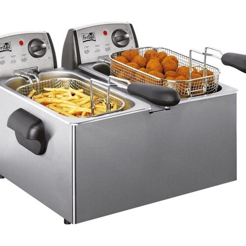 Frituregryde duo 6 liter – FRITEL Starter FR 1850 i rustfrit stål