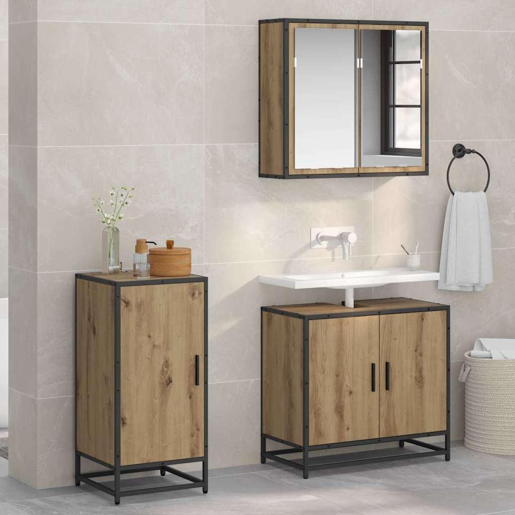 Sidebord artisan eg 35 x 35.5 x 76 cm Konstrueret træ