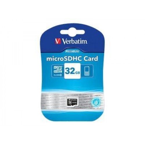 Hukommelseskort microSDHC 32 GB - Verbatim Class 10