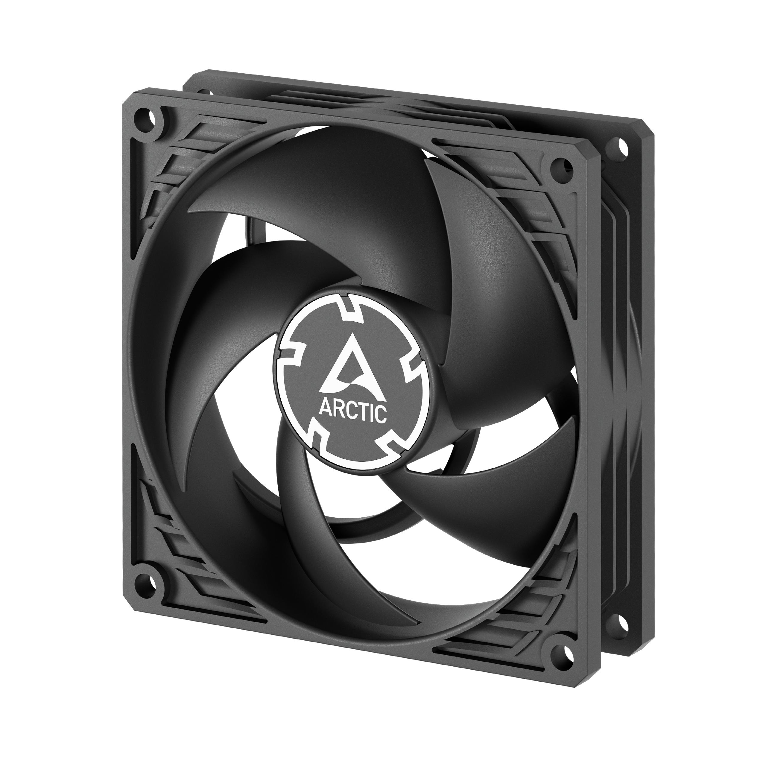ARCTIC P9 PWM PST CO, Ventilator, 9,2 cm, 65,97 m³/t, Sort