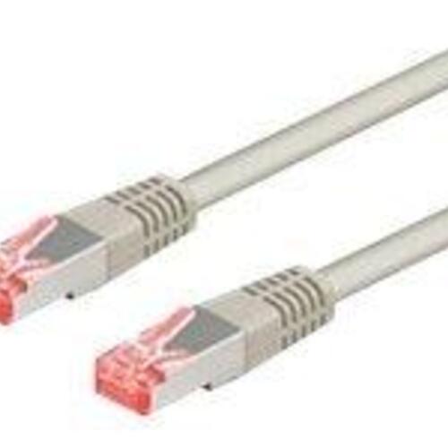 Netværkskabel CAT 6 S/FTP 5 m – Goobay (grå, RJ45 til RJ45)