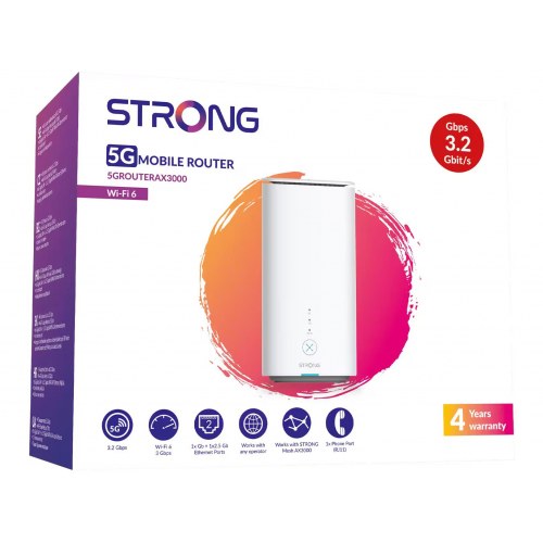 5G router Wi?Fi 6 AX3000 - Strong - trådløs desktop