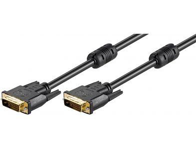 DVI kabel dobbeltlink 10 m – Club 3D (sort)
