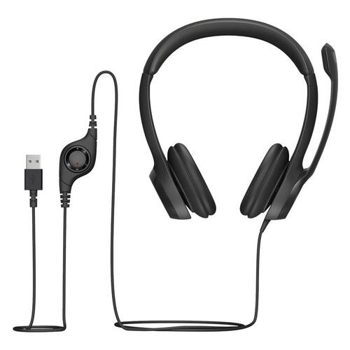 USB headset Logitech H390 – kablet, fuld størrelse