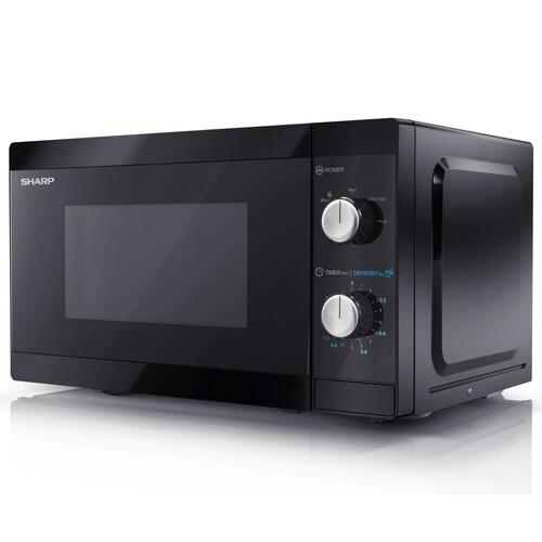 Mikrobølgeovn Sharp YC-MS01E-B – 20 l, 800 W, sort