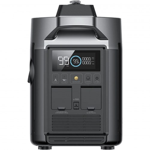 Generator til camping – EcoFlow Smart Dual Fuel, sort/grå