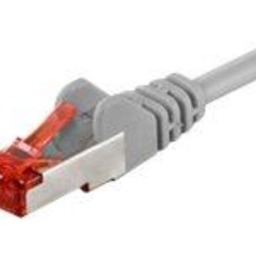 Netværkskabel RJ45 Cat 6 S/FTP LSZH 1 m – Goobay (grå)