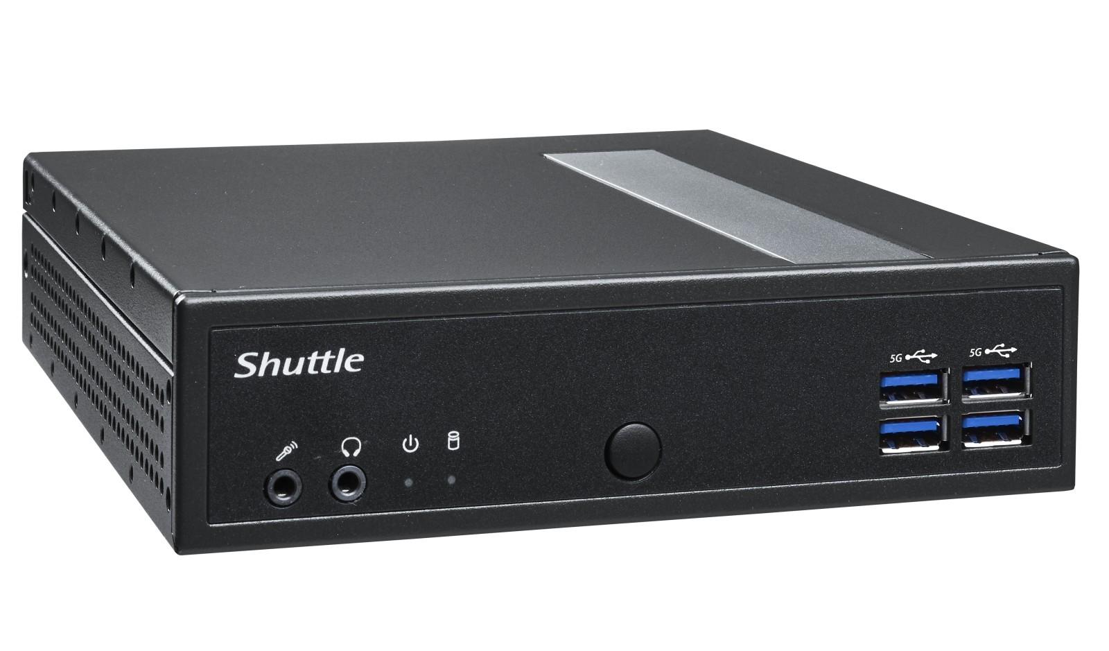 Mini pc barebone Shuttle XPC slim DL30N - Intel N100, uden RAM/lagring billede