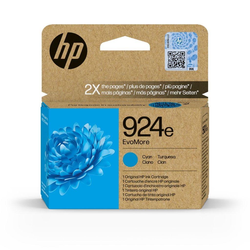 Blækpatron HP 924e EvoMore cyan - op til 800 sider billede