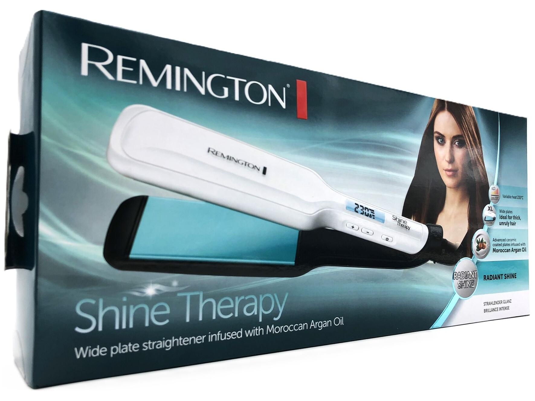 Glattejern Remington Shine Therapy S8550 – bred plade, 235 °C