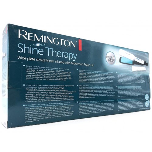 Glattejern Remington Shine Therapy S8550 – bred plade, 235 °C