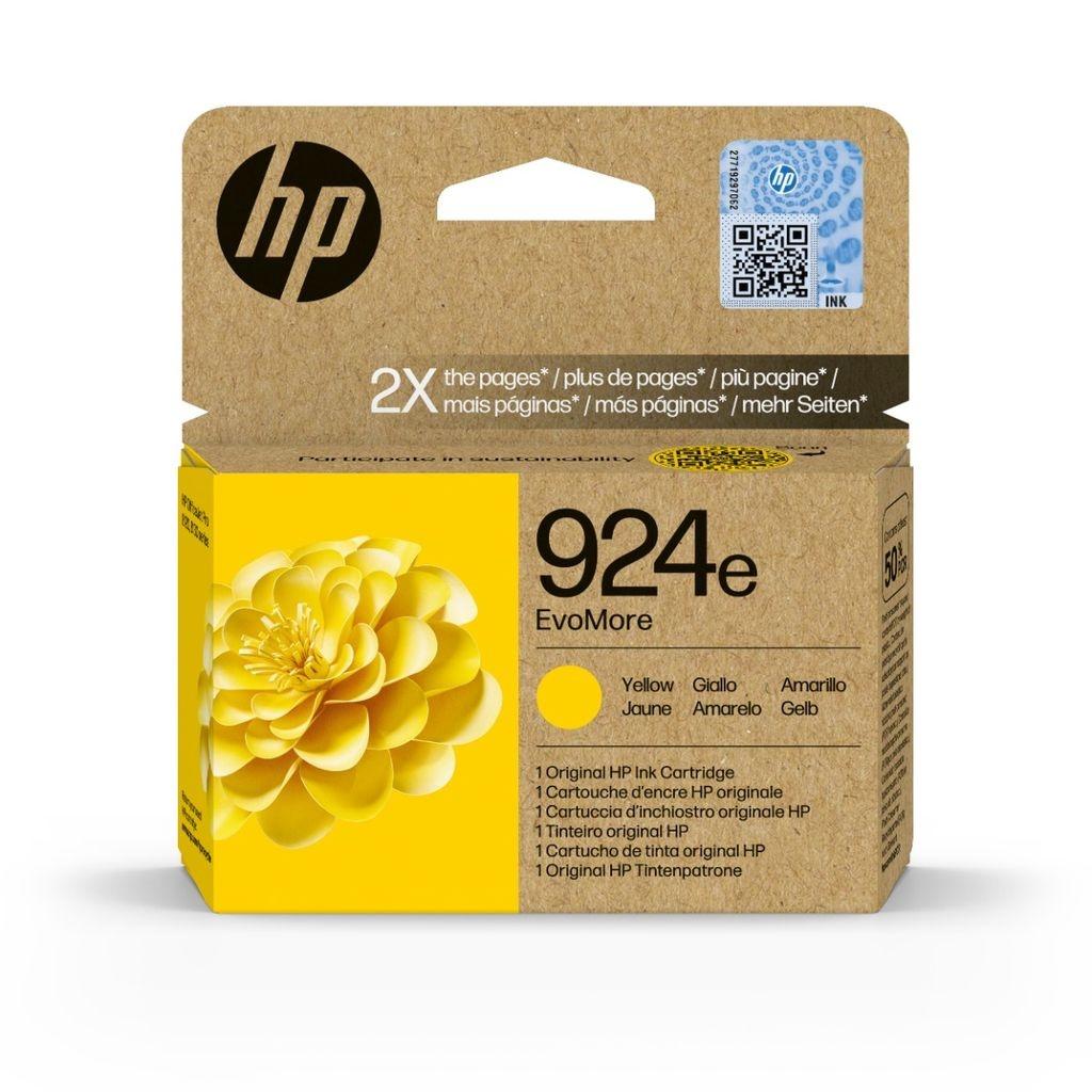 Blækpatron HP 924e EvoMore gul - op til 800 sider billede