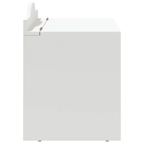 Legetøjskasse Hvid 73 x 33 x 55 cm Konstrueret træ