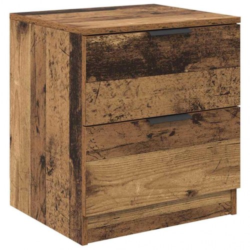 Sengeborde 2 stk. gammelt træ - 45 x 39 x 50 cm