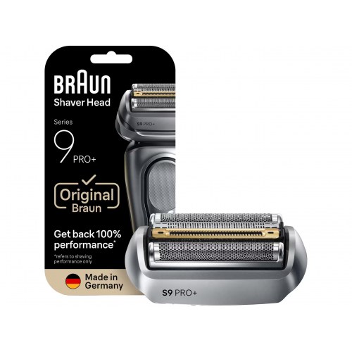 Barberhoved Braun 96M S9 Pro+ - sølv