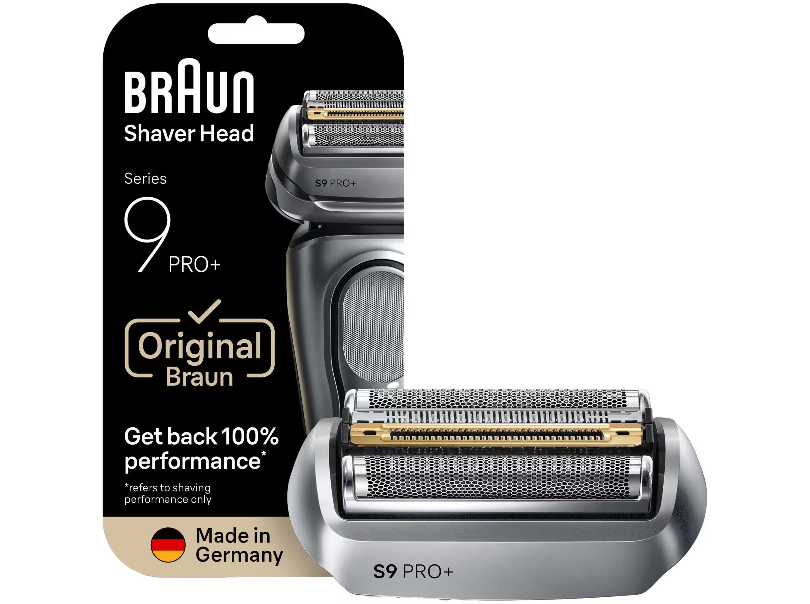 Barberhoved Braun 96M S9 Pro+ - sølv
