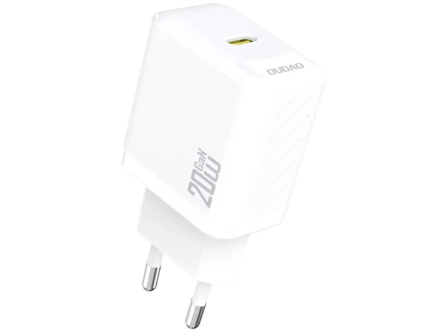 USB-C vægoplader 20 W GaN - Dudao A26EU - hvid