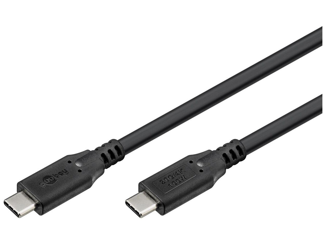 USB-C kabel Goobay USB4 100 W - 1,5 m billede