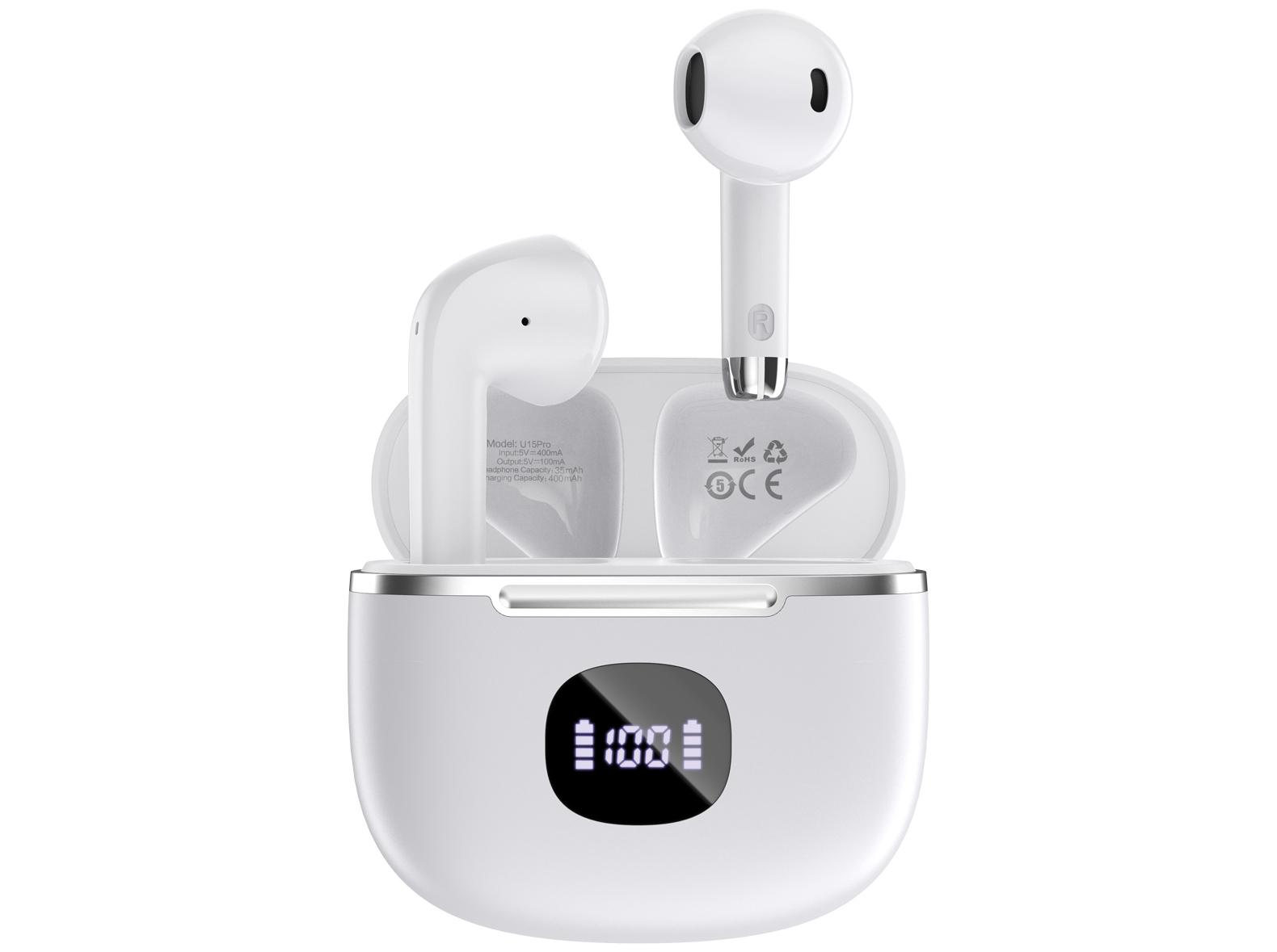 Trådløse earbuds Dudao U15Pro Upgrade  hvid