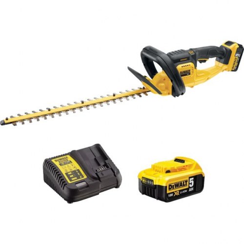 Hækkeklipper 18V DeWALT DCM563P1 – 55 cm klinge med batteri og lader