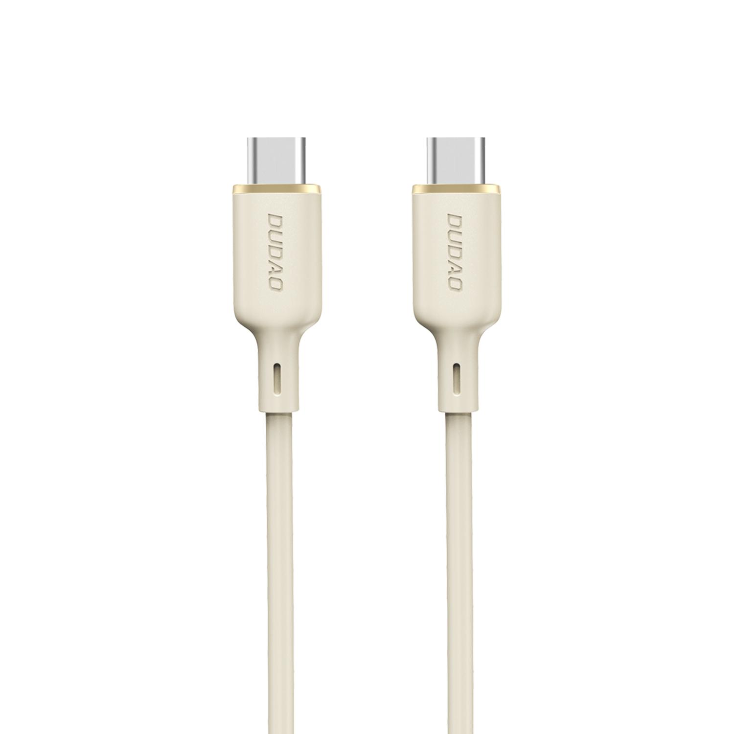 USB-C kabel 100W 1 m - Dudao L7SCC - Beige billede