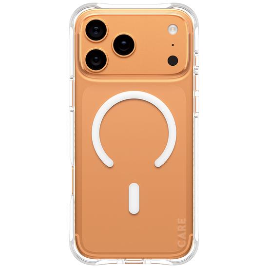 CARE by PanzerGlass Fashionable Case Samba Transparent w. White MagSafe iPhone 17 Pro Max