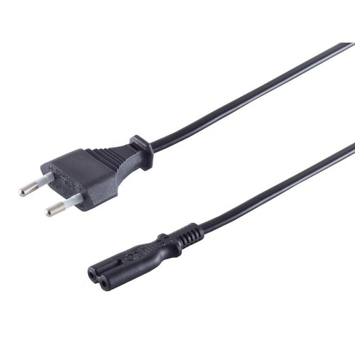 Strømkabel Euro til IEC C7 3 m – S-Impuls, sort