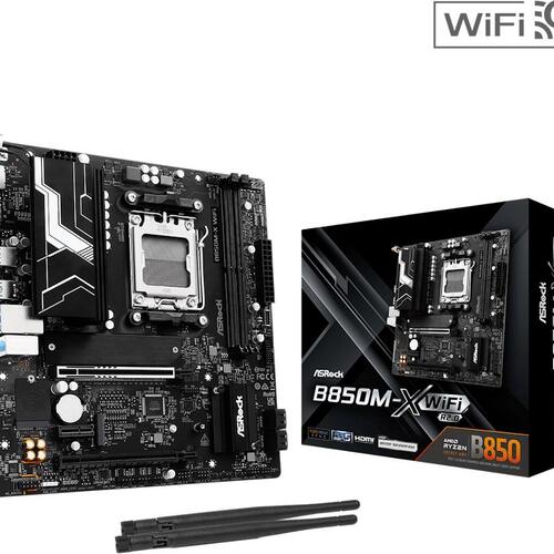 Bundkort ASRock B850M?X WiFi R2.0 Micro ATX AM5