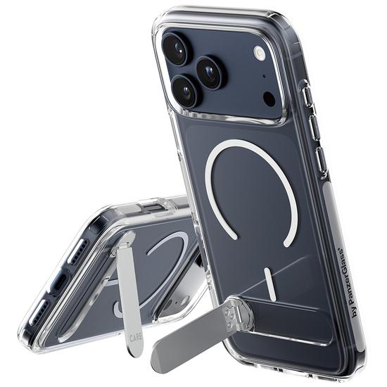 Mobilcover PanzerGlass CARE Feature Case med kickstand - Transparent til iPhone 17 Pro Max