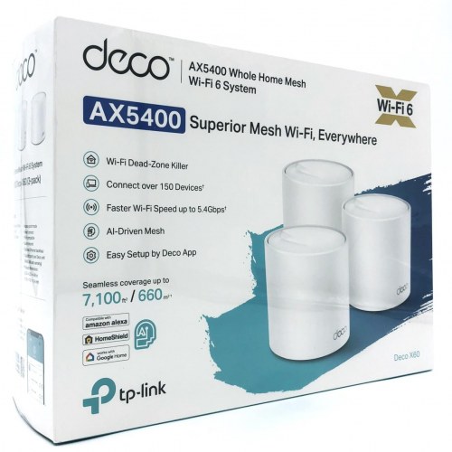 Wi-Fi 6 mesh system TP-Link Deco X60 (3-pak) AX3000