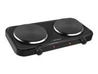 Dobbelt el-varmeplade – Esperanza Cotopaxi, 2 kW, sort