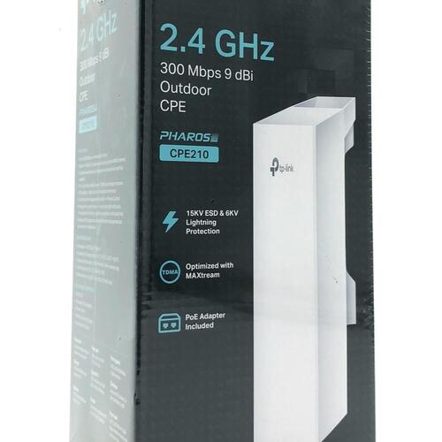 Access point udendørs 2,4 GHz – TP-Link CPE210 Wi?Fi 300 Mbps