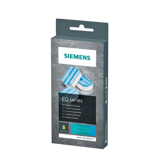 Afkalkningstabletter Siemens TZ80002B - pakke med 3 til EQ-serien kaffemaskiner billede