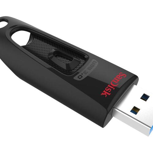 USB stik SanDisk Ultra 128 GB USB 3.0 – sort