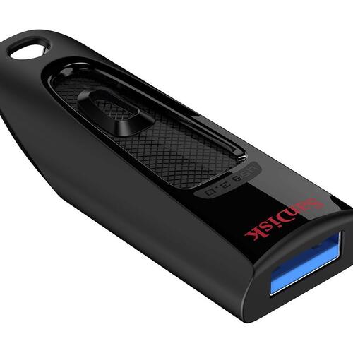 USB stik SanDisk Ultra 128 GB USB 3.0 – sort
