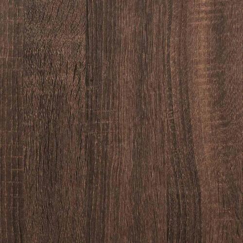Badeværelsesskabsunder med dør Brun eg 60.5 x 33.5 x 61 cm