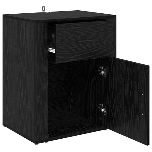 Sengebord i sort eg 35 x 50 x 60 cm