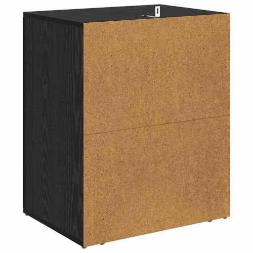 Sengebord i sort eg 35 x 50 x 60 cm