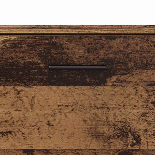 Badeværelsesmøbel sæt 3 stk Gammelt træ 76,5 x 35 x 64 cm